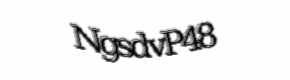 Security check image, please type the characters shown